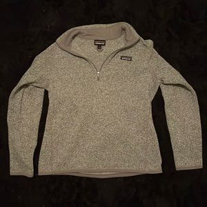 Gray Heathered Patagonia quarter zip